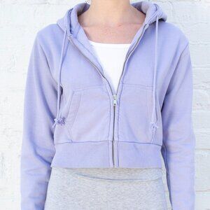 Brandy Melville Crystal Hoodie in Blue
